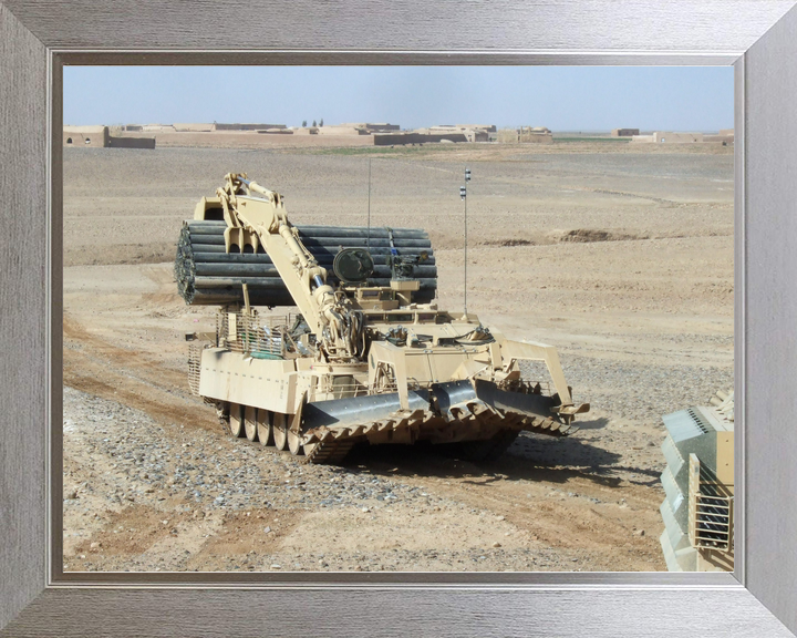 British Army Trojan Leads Convoy Op Moshtarak February 2010