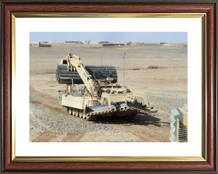 British Army Trojan Leads Convoy Op Moshtarak February 2010