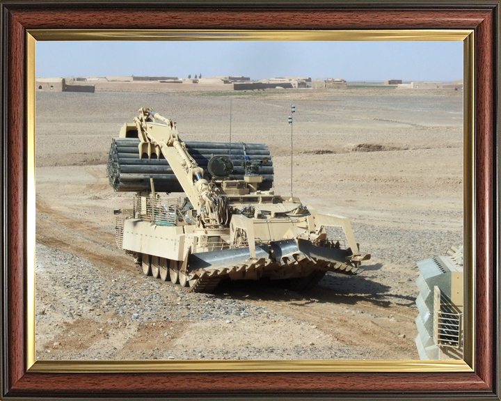 British Army Trojan Leads Convoy Op Moshtarak February 2010