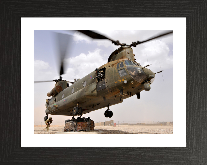 RAF 27 Squadron Chinook Underslung Load Afghanistan 2011