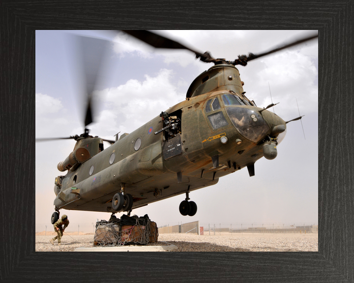 RAF 27 Squadron Chinook Underslung Load Afghanistan 2011