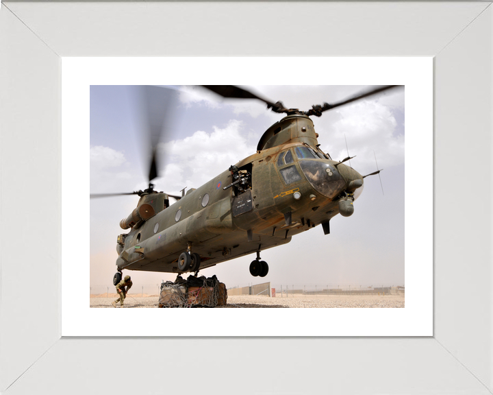 RAF 27 Squadron Chinook Underslung Load Afghanistan 2011