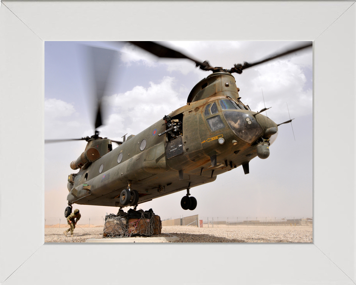 RAF 27 Squadron Chinook Underslung Load Afghanistan 2011