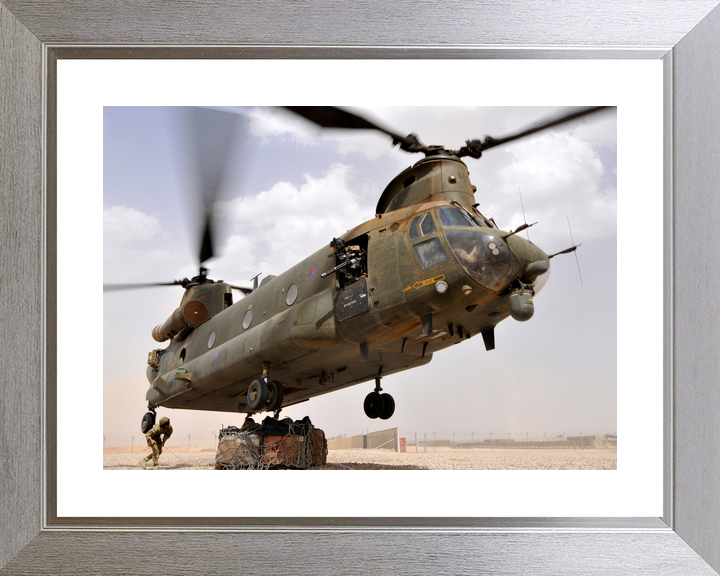 RAF 27 Squadron Chinook Underslung Load Afghanistan 2011
