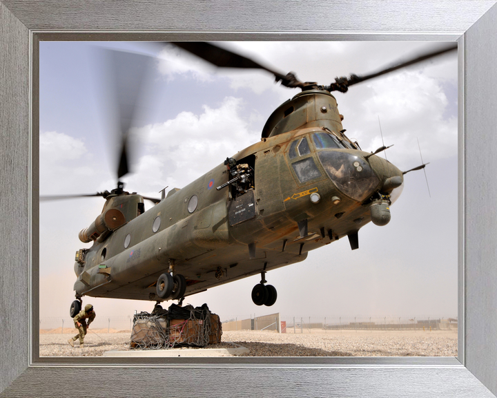 RAF 27 Squadron Chinook Underslung Load Afghanistan 2011
