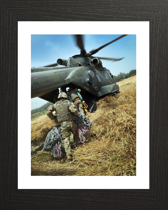 RAF Merlin Soldiers Board Omid Haft Helmand May 2011