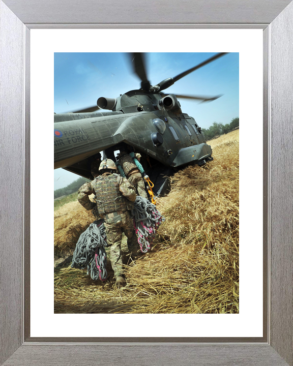RAF Merlin Soldiers Board Omid Haft Helmand May 2011