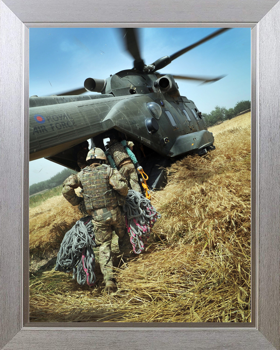 RAF Merlin Soldiers Board Omid Haft Helmand May 2011