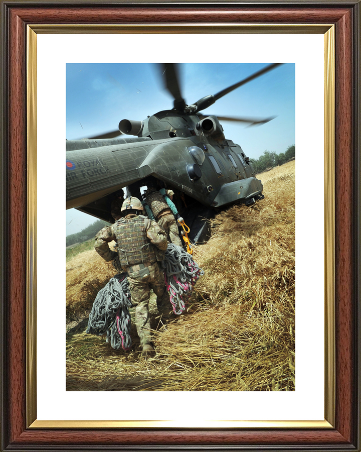 RAF Merlin Soldiers Board Omid Haft Helmand May 2011