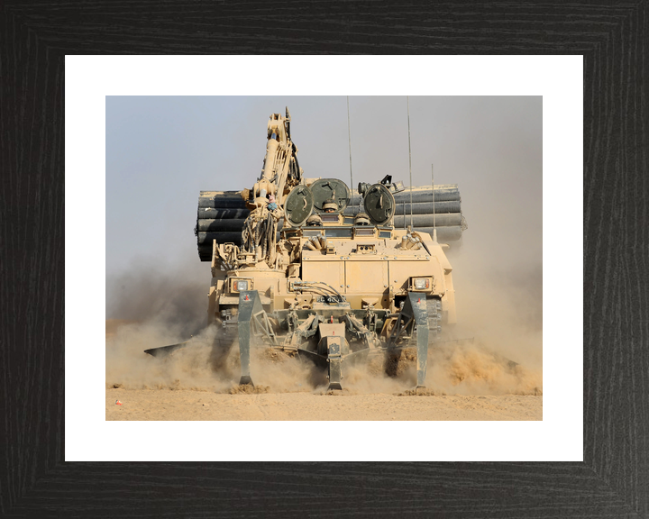 British Army Royal Engineers Trojan Head-On Op Hamkari 2010
