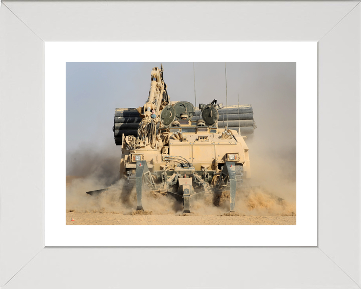 British Army Royal Engineers Trojan Head-On Op Hamkari 2010