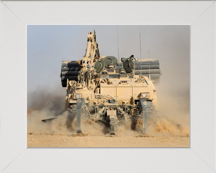 British Army Royal Engineers Trojan Head-On Op Hamkari 2010