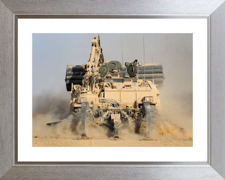 British Army Royal Engineers Trojan Head-On Op Hamkari 2010