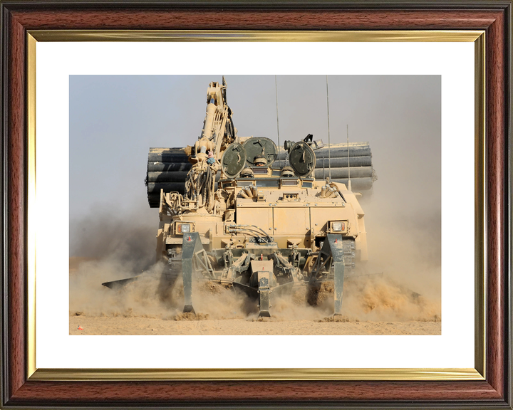 British Army Royal Engineers Trojan Head-On Op Hamkari 2010