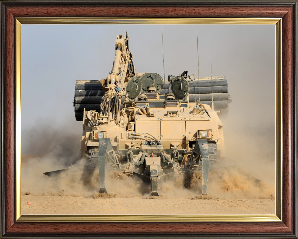 British Army Royal Engineers Trojan Head-On Op Hamkari 2010