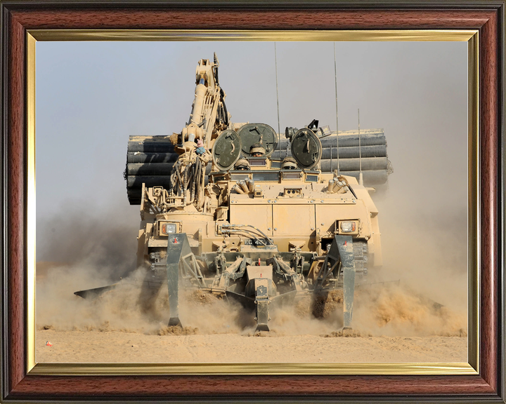 British Army Royal Engineers Trojan Head-On Op Hamkari 2010