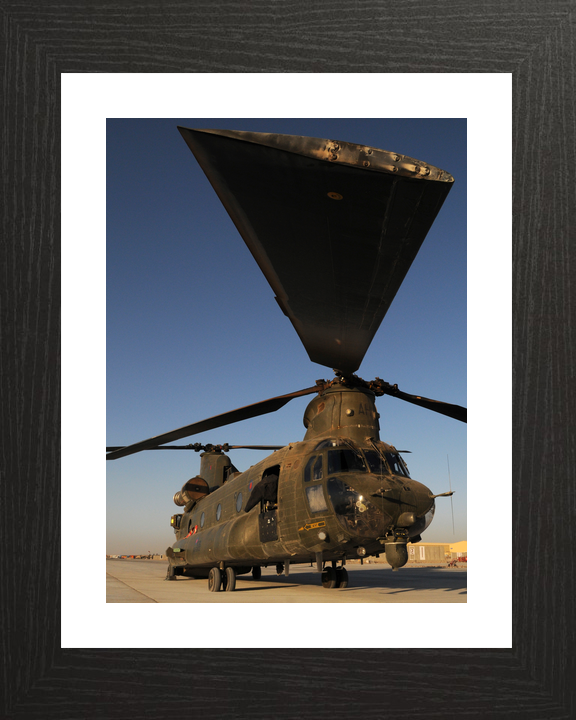 RAF 1310 Flight Chinook Rotor Blade Camp Bastion July 2011