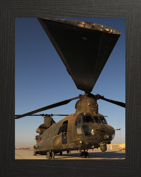 RAF 1310 Flight Chinook Rotor Blade Camp Bastion July 2011