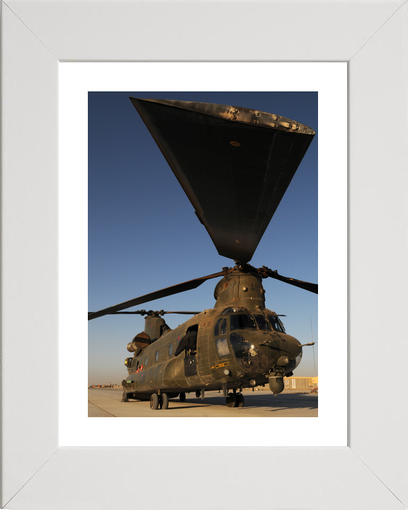 RAF 1310 Flight Chinook Rotor Blade Camp Bastion July 2011
