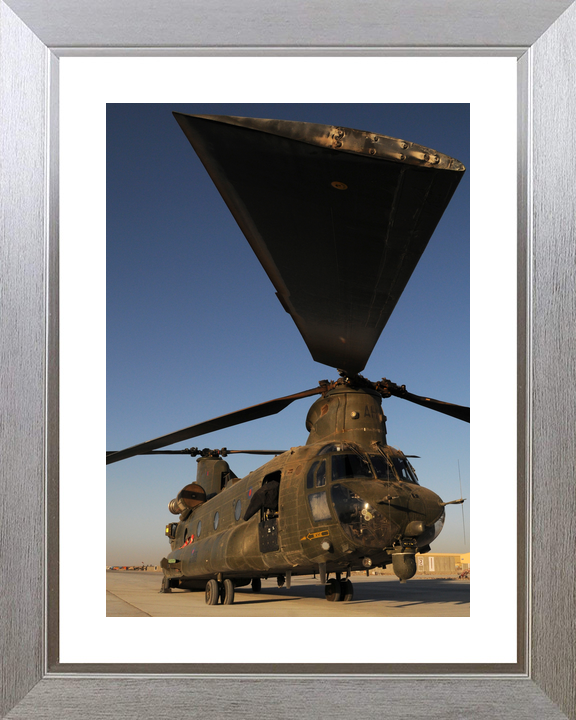 RAF 1310 Flight Chinook Rotor Blade Camp Bastion July 2011