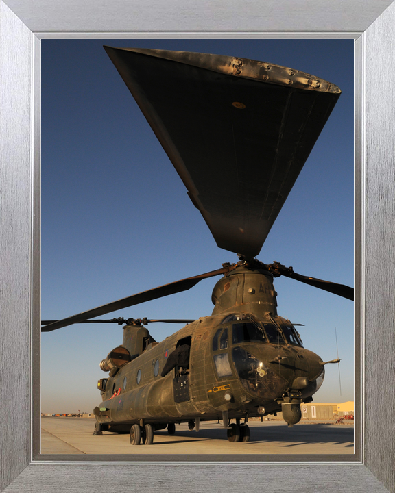 RAF 1310 Flight Chinook Rotor Blade Camp Bastion July 2011
