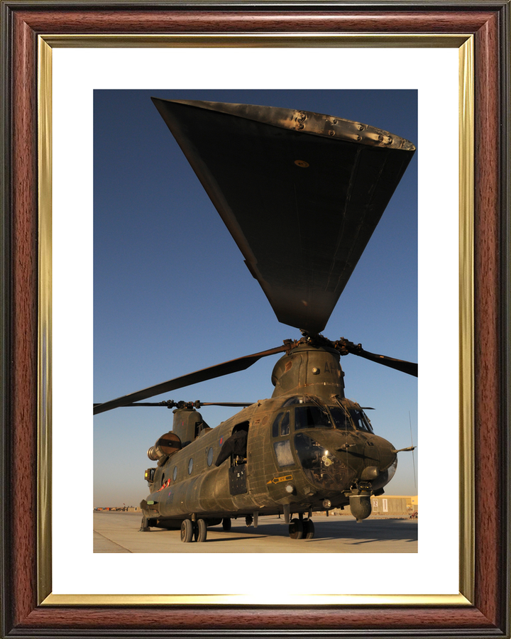 RAF 1310 Flight Chinook Rotor Blade Camp Bastion July 2011