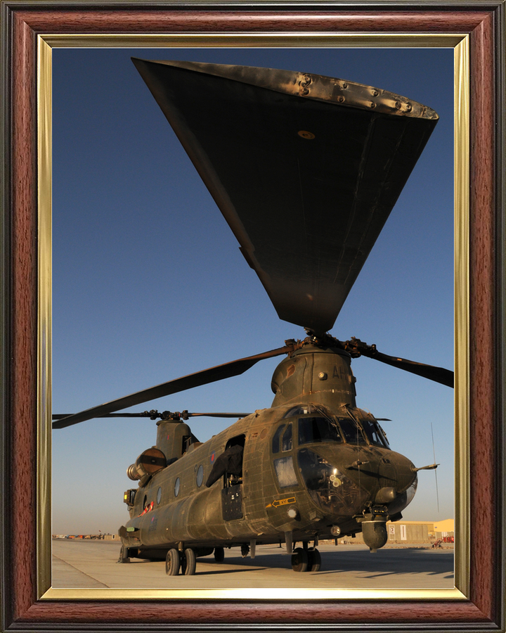 RAF 1310 Flight Chinook Rotor Blade Camp Bastion July 2011