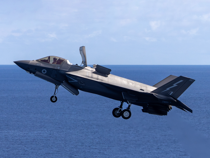 F-35B Lighting Jet Takeoff Aug 2025 Photo Print - Royal Navy Aircraft Posters, Prints, & Visual Artwork Hampshire Prints 6 x 4 No Frame No