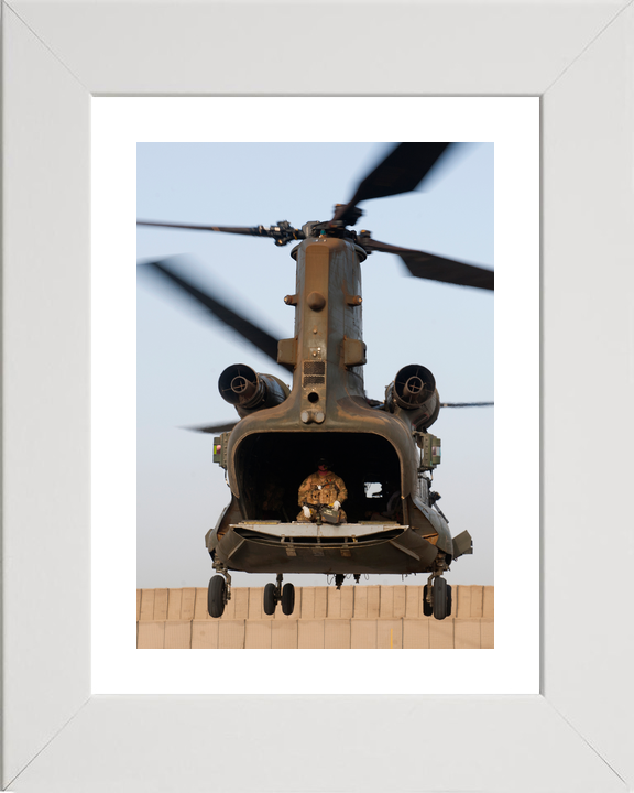 RAF Chinook Ramp Down FOB Shawqat Helmand July 2011