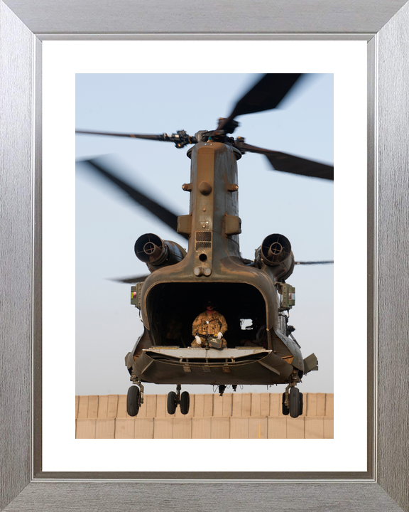 RAF Chinook Ramp Down FOB Shawqat Helmand July 2011