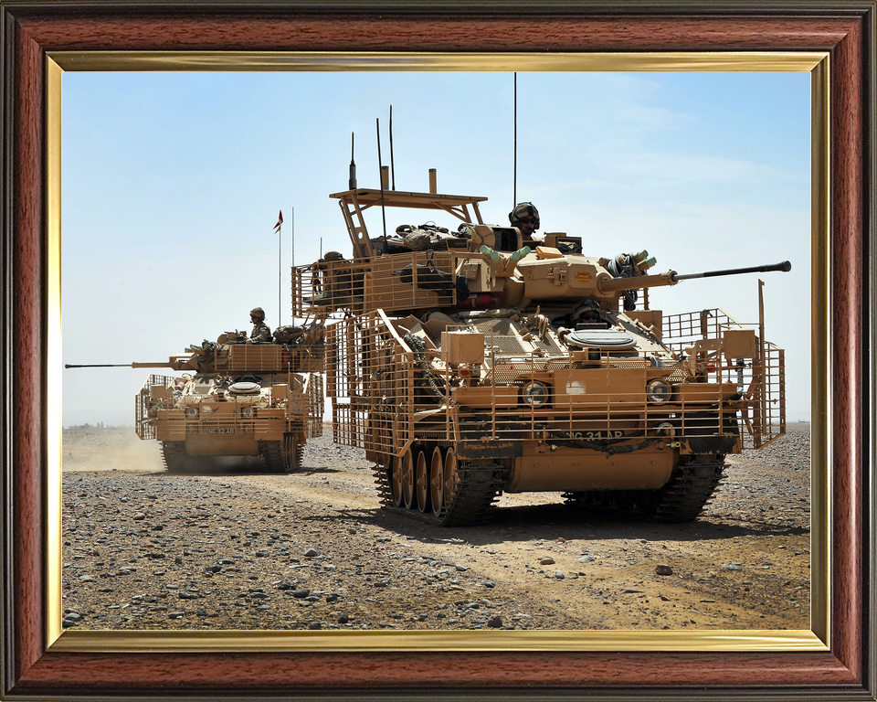 British Army 9th/12th Lancers Scimitar Mk2 Helmand 2011