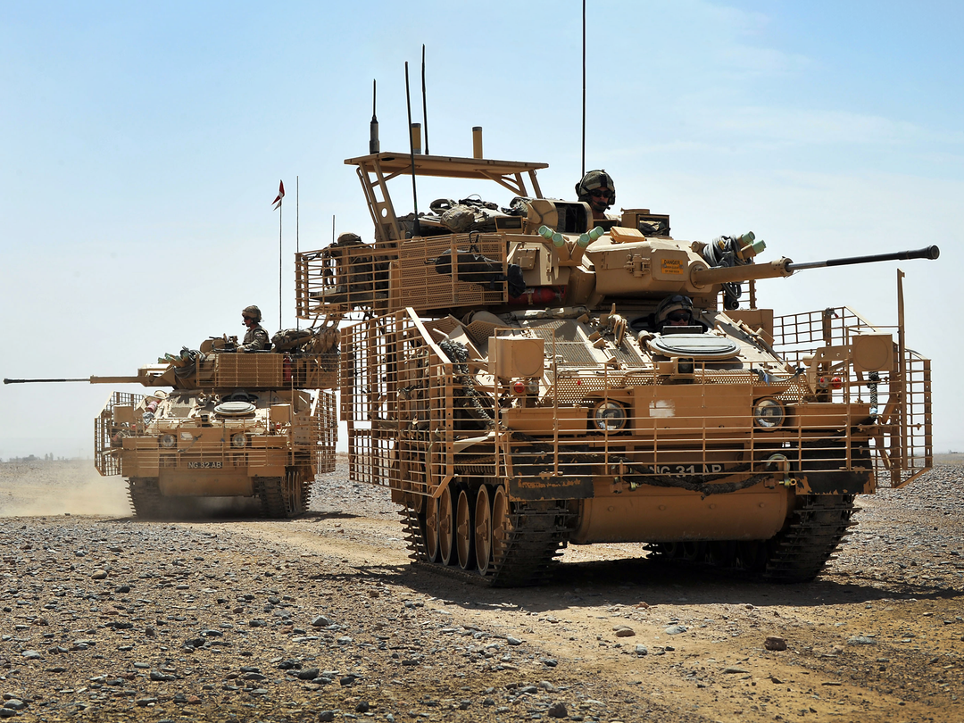British Army 9th/12th Lancers Scimitar Mk2 Helmand 2011