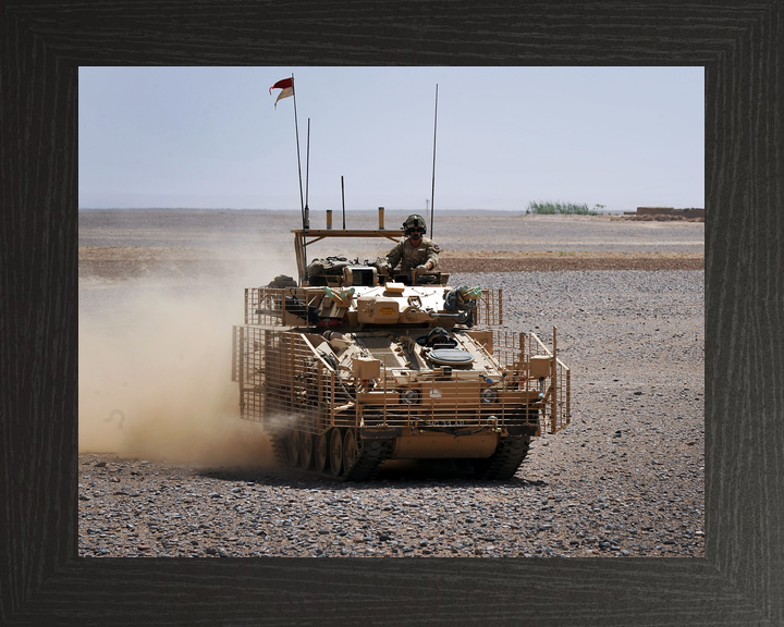 British Army 9th/12th Lancers Scimitar Mk2 Dust Helmand 2011