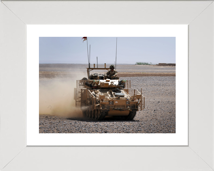 British Army 9th/12th Lancers Scimitar Mk2 Dust Helmand 2011