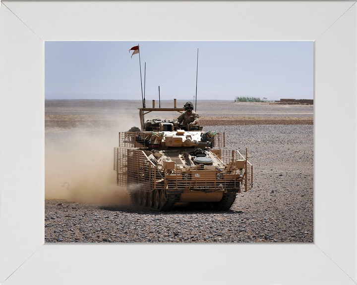 British Army 9th/12th Lancers Scimitar Mk2 Dust Helmand 2011