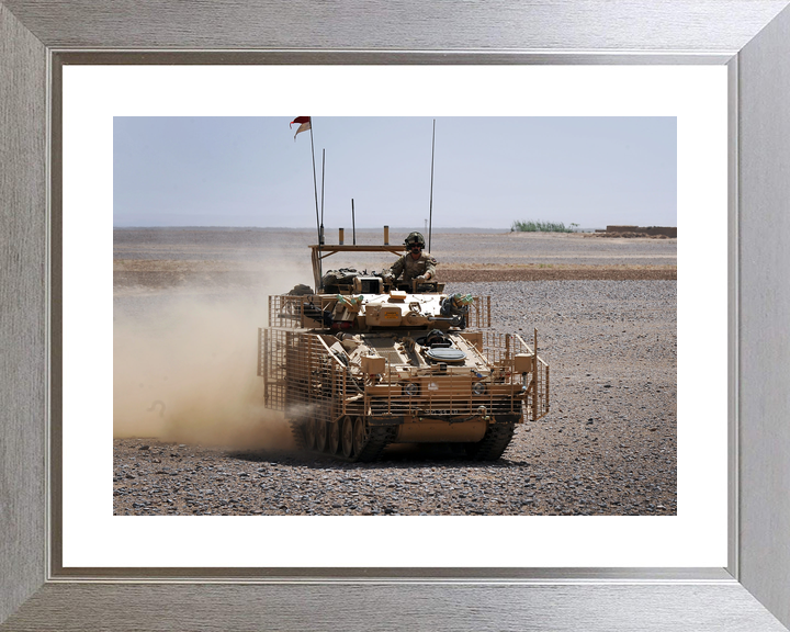 British Army 9th/12th Lancers Scimitar Mk2 Dust Helmand 2011