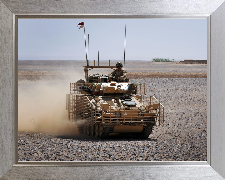 British Army 9th/12th Lancers Scimitar Mk2 Dust Helmand 2011