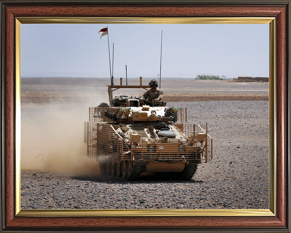 British Army 9th/12th Lancers Scimitar Mk2 Dust Helmand 2011
