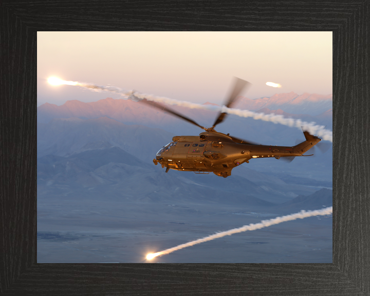 RAF 33 Squadron Puma HC2 Flares Afghanistan December 2015