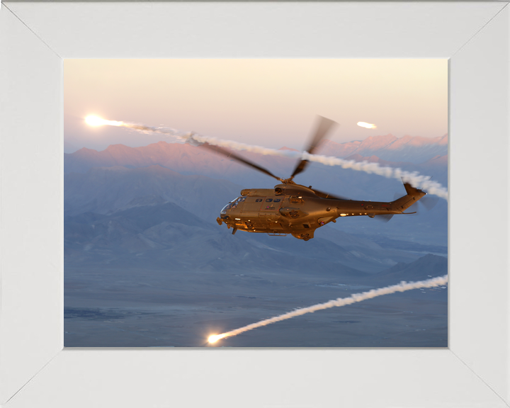 RAF 33 Squadron Puma HC2 Flares Afghanistan December 2015