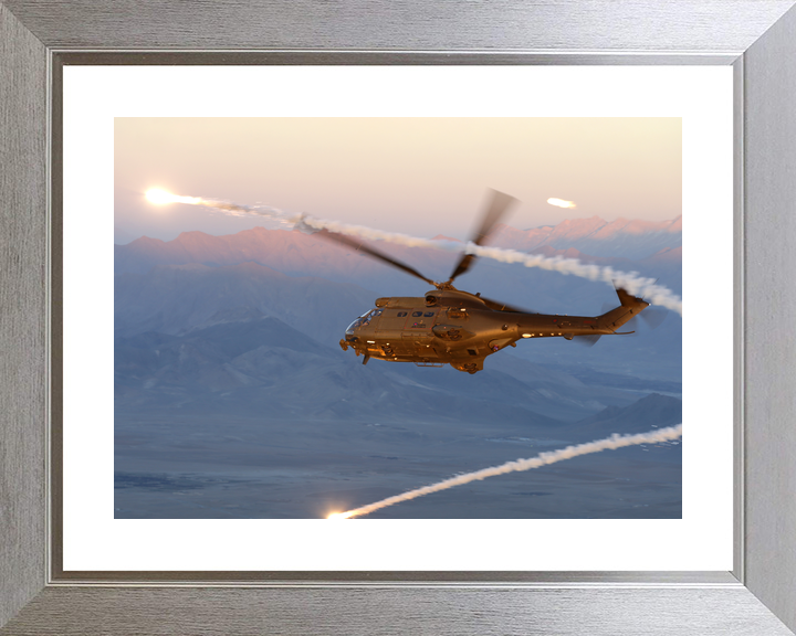 RAF 33 Squadron Puma HC2 Flares Afghanistan December 2015