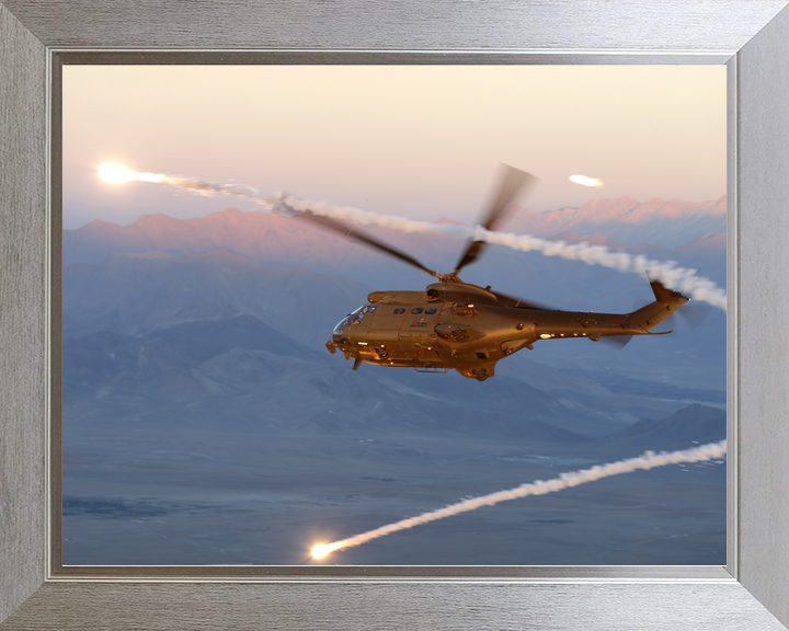 RAF 33 Squadron Puma HC2 Flares Afghanistan December 2015