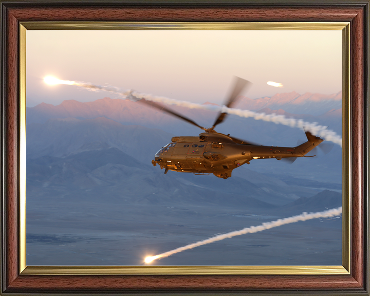 RAF 33 Squadron Puma HC2 Flares Afghanistan December 2015
