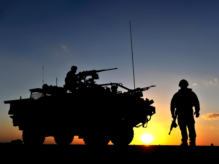 British Army Household Cavalry Jackal Silhouette 2011
