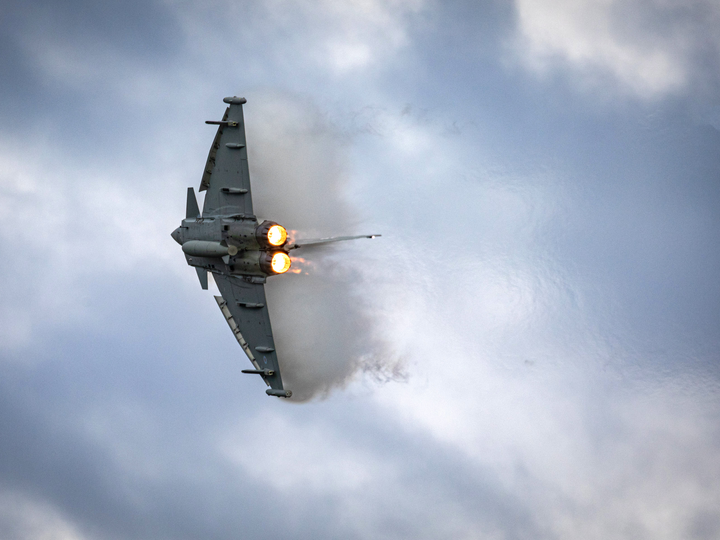 RAF Typhoon in flight Photo Print - Royal Air Force Aircraft Hampshire Prints 6 x 4 No Frame No
