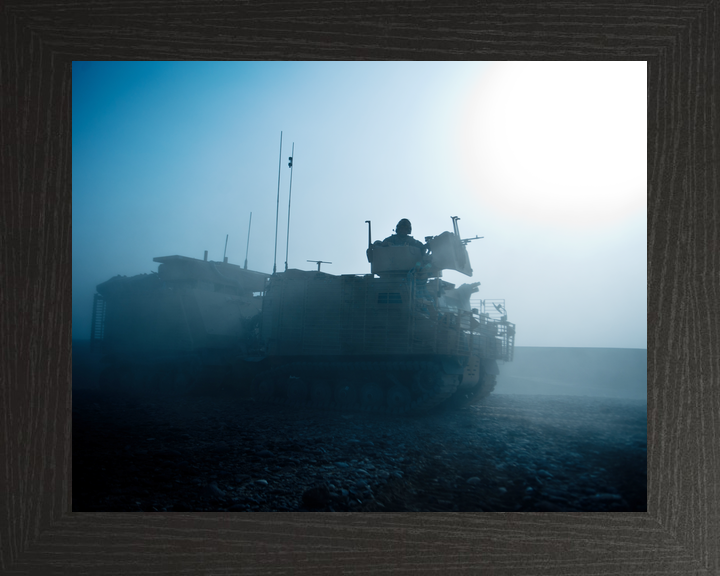 British Army SCOTS DG Warthog Silhouette Helmand July 2011
