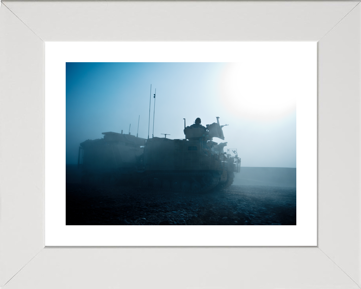 British Army SCOTS DG Warthog Silhouette Helmand July 2011