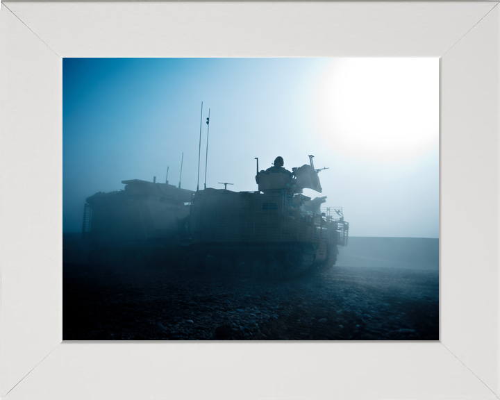 British Army SCOTS DG Warthog Silhouette Helmand July 2011