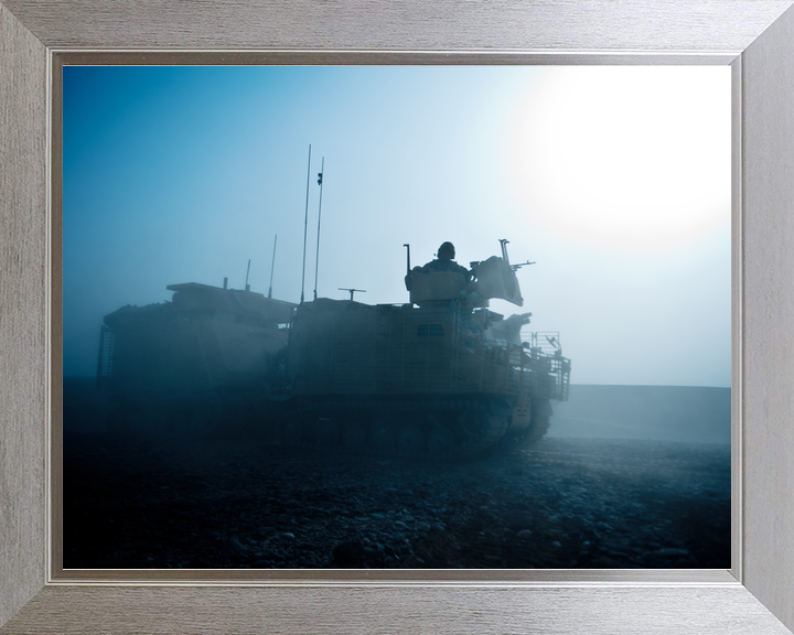 British Army SCOTS DG Warthog Silhouette Helmand July 2011