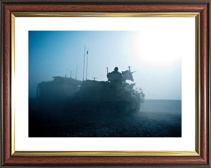 British Army SCOTS DG Warthog Silhouette Helmand July 2011